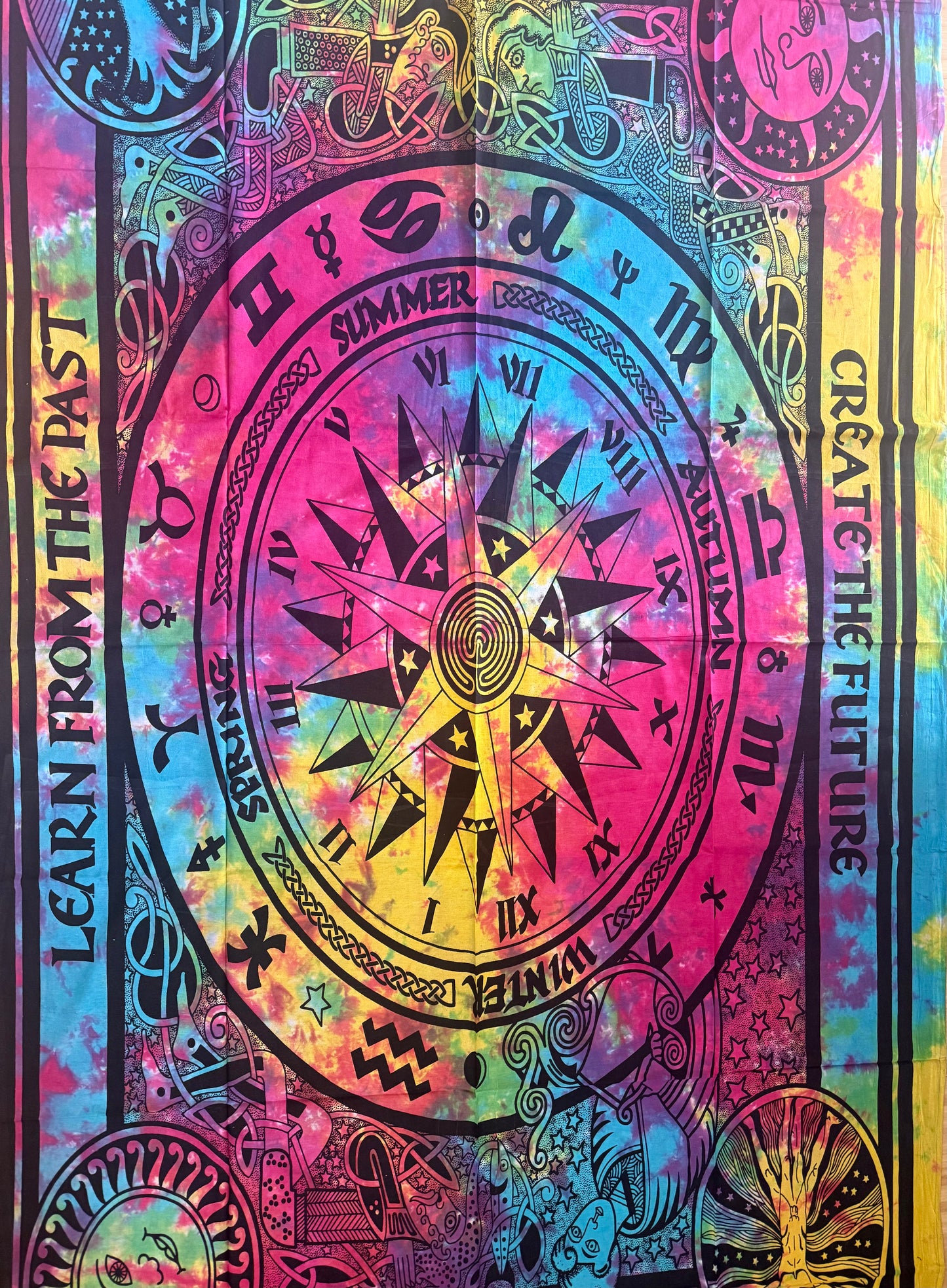 Cycle of Ages Zodiac Tapestry