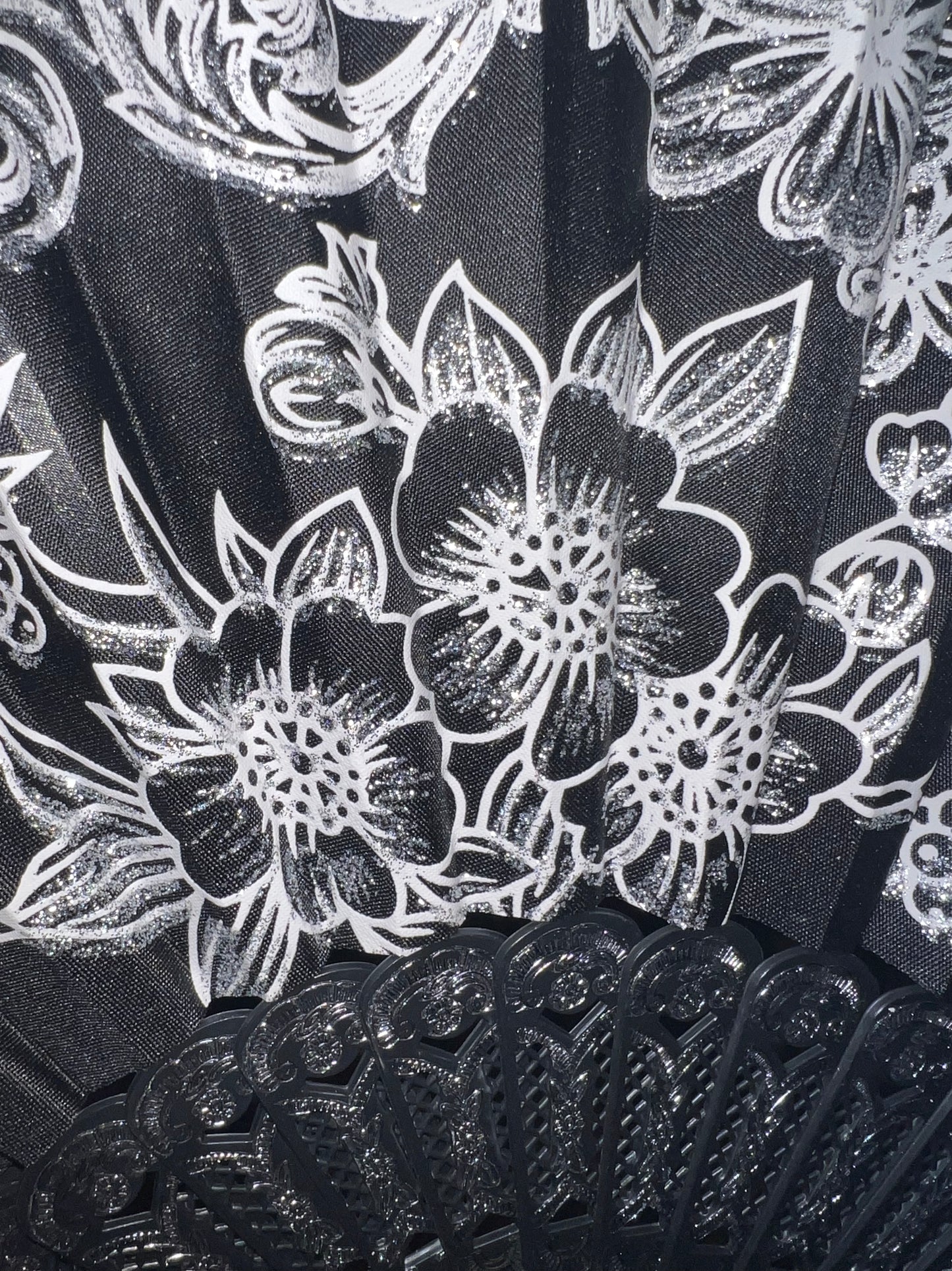 Lace Vintage Silk Fan