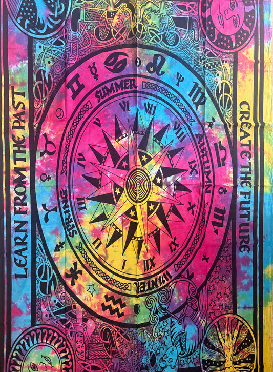 Cycle of Ages Zodiac Tapestry