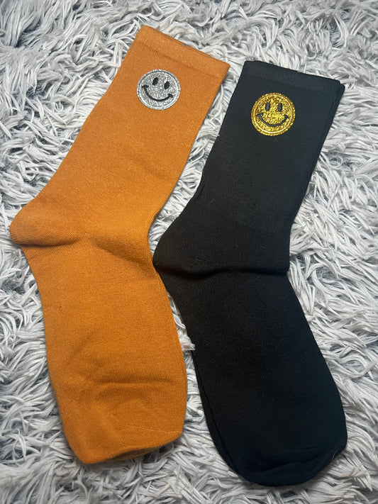 Smile mid-calf socks