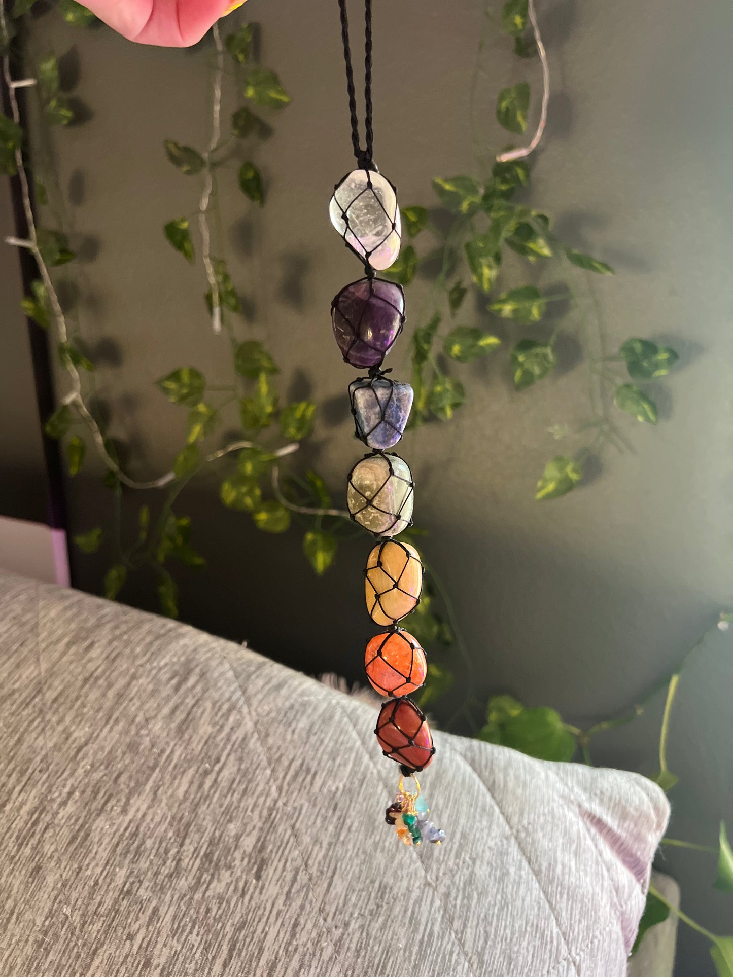 7 Chakra Crystal Hanger