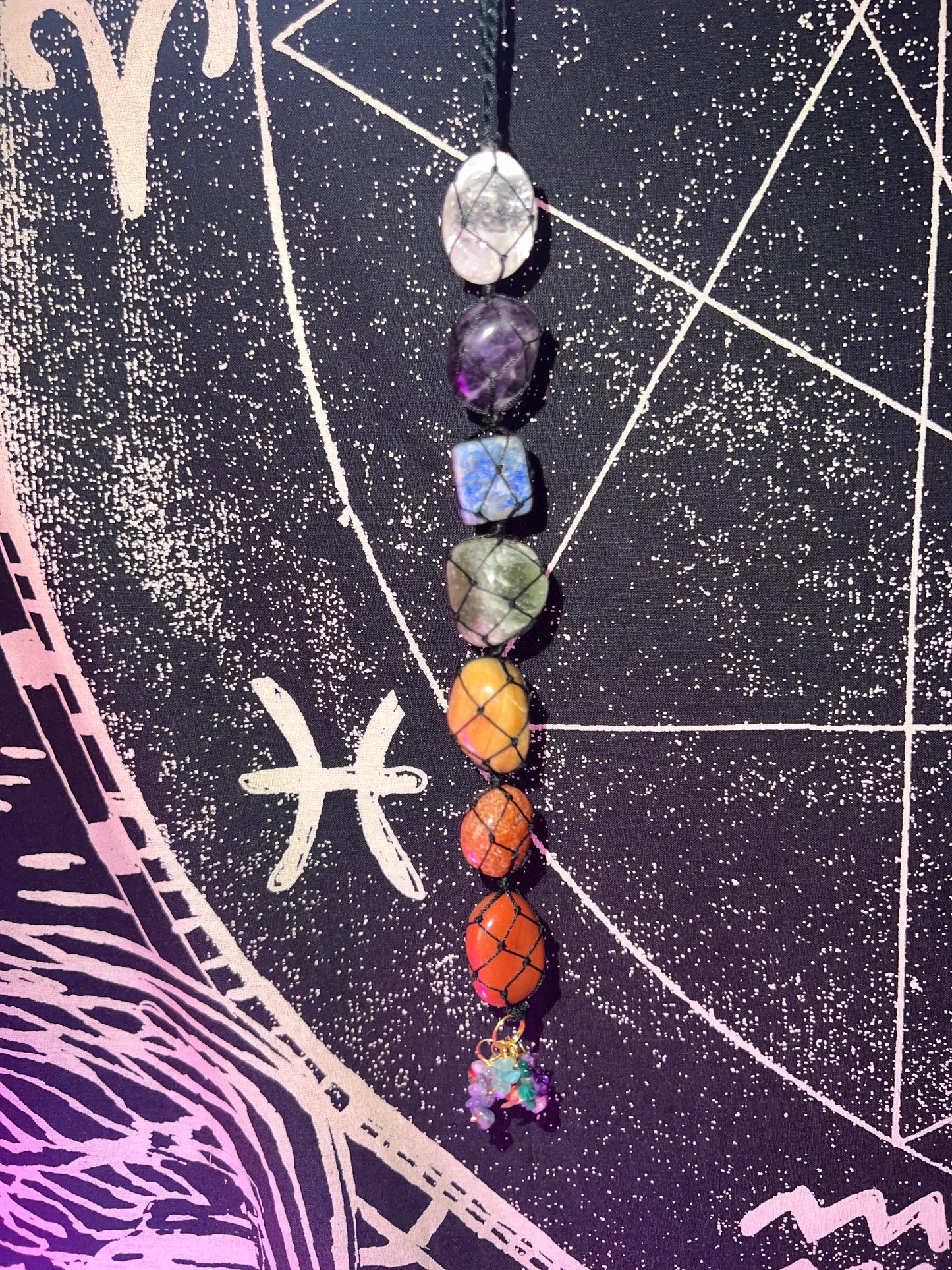 7 Chakra Crystal Hanger